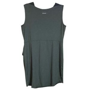 Columbia Omni-Wick Sleeveless Sport Dress XL Gray Active Outdoor Hiking Pockets